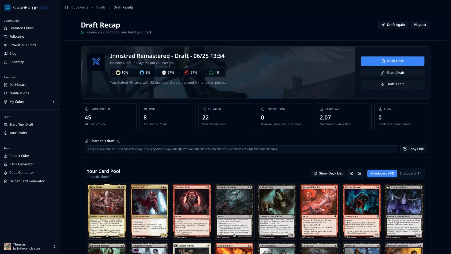 Build from your pool